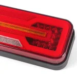 Универсални LED Стопове 12V 24V с Бягащ Мигач, Стоп, Габарит и Заден Ход E9 Сертифицирани Комплект от 2 броя