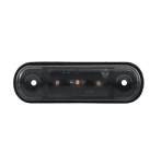 Жълта LED Габаритна светлина / Маркер - Опушен 3 диода 12V-24V