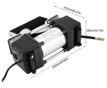 Компресор За Помпане На Гуми Двубутален Двуцилиндров Метален 12V 20A