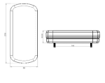 Диоден LED Лед Неон Стоп 12V Бус Камион Тир Ремарке Караванa Платформа