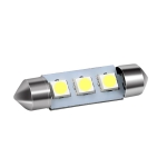 LED Лед Диодни Крушки, 3 SMD 5050 , 31мм, 36мм, 39мм, 41мм, 12V, Бяла Светлина