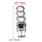 LED Лед Диодни Крушки За Габарит, Т10 W5W, 13 SMD, 12V, 5 Цвята Светлина, Canbus - Error free , Без грешки