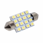 LED Лед Диодни Крушки, 16 SMD 5050 , 31мм, 36мм, 39мм, 41мм, 12V, Бяла Светлина