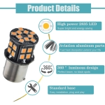 LED Крушки 30 SMD BA15S 1156 (P21W) BAU15S 1156 (PY21W) 12V - 24V, Бяла Оранжева Червена Синя Светлина Canbus