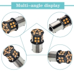 LED Крушки 30 SMD BA15S 1156 (P21W) BAU15S 1156 (PY21W) 12V - 24V, Бяла Оранжева Червена Синя Светлина Canbus
