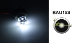 LED Лед Крушки, 22 SMD, BA15S 1156 (P21W), BAU15S 1156 (PY21W), 12V Бяла, Оранжева, Червена Светлина
