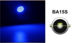 LED Лед Крушки, 22 SMD, BA15S 1156 (P21W), BAU15S 1156 (PY21W), 12V - 24V, Бяла, Оранжева, Червена, Синя Светлина