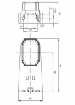 LED Лед Габарит със Стойка, Рефлектор, Бяла Светлина, Маркер, Токос, 12V - 24V, E-Mark E9, За Каравана, Кемпер и др.