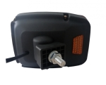 Ляв LED Фар с Мигач, Подходящ за Трактор, Комбайн, Багер, Снегорин и др - 4 диода, 12W, 1000lm