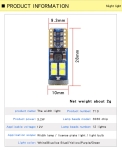 Комплект от 2 броя T10 Led крушки в блистер 12 SMD светодиода, W5W, Canbus, 12V - 24V , бяла светлина 6000K