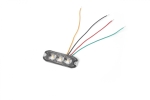 12-24V LED ЛЕД Жълта Аварийна Лампа Блиц Светлина Мигаща За Пътна Помощ Платформа с 4 режима