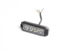4 LED ЛЕД Жълта Аварийна Сигнална Лампа Блиц Светлина Мигаща За Пътна Помощ Платформа и др. 12-24V