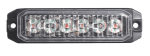 6 LED Блиц Светлина Мигаща Аварийна Лампа За Пътна Помощ Жълта 12V - 24V