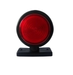 Комплект от 2 броя 12-24V ЛЕД LED Диодни Странични Маркери Рогчета Светлини неон ефект За Камион Ремарке Каравана Кемпер АТВ бяло-червено