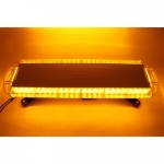 Мощна аварийна сигнална лампа 76 см 40 LED ЛЕД блиц маяк буркан лед бар 12-24V със 15 режима на работа жълта за пътна помощ платформа снегорин багер бус ван и др.