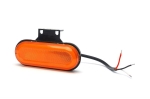 LED ЛЕД Светодиоден Водоустойчив Oранжев Габарит Маркер Токос със Стойка Неон Ефект 12 - 24V за камион бус ван пикап ремарке каравана платформа и др. 120 x 44 mm