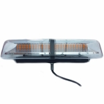 12V 24V Лед Led Аварийна Сигнална Лампа Маяк Буркан 72 Диода с 8 режима бяло стъкло с болтово захващане За Пътна Помощ Платформа Снегорин и др.