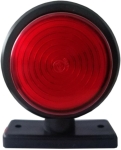 Комплект от 2 броя 12-24V ЛЕД LED Диодни Странични Маркери Рогчета Светлини неон ефект За Камион Ремарке Каравана Кемпер АТВ оранжево-червено 2X MAR515