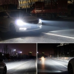 Комплект от 2бр Умалени Мини Лед Led Диодни Крушки H7 Х7 12V 50W 12000lm Mono LED +300% за Фарове Can Bus без грешки