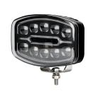 Универсален Високомощен LED ЛЕД 55W диоден фар халоген лампа 12V - 24V с DRL светлина бяло-жълто за АТВ джип камион трактор земеделски и селскостопански машини и др.