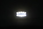 Универсален Високомощен LED ЛЕД 55W диоден фар халоген лампа 12V - 24V с DRL светлина бяло-жълто за АТВ джип камион трактор земеделски и селскостопански машини и др.
