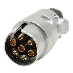 Букса за ремарке метална 7 пина 12V мъжка