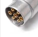 Букса за ремарке метална 7 пина 12V мъжка