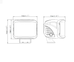 8 LED 20W 1600LM Универсален Халоген Работна Лампа Бяла Светлина 12-24V за Ролбар АТВ Джип 4Х4