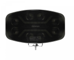 LED ЛЕД диоден фар халоген лампа 12V - 24V 48W бяло-жълто с черно стъкло за АТВ джип камион трактор земеделски и селскостопански машини и др. 245 x 139.4 x 90 mm E-mark E9