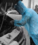 Авариен Комплект Светлоотразителен Конус 11 Части За Автомобил Кола Камион