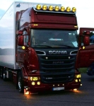 Десен ЛЕД LED Диоден фар халоген За Scania P G R T след 2004 жълта светлина