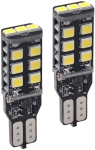 Комплект LED T10 Крушки за Задна Светлина - 6000K Бяла Светлина, 600LM (2 броя)