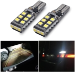 Комплект LED T10 Крушки за Задна Светлина - 6000K Бяла Светлина, 600LM (2 броя)