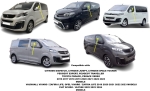 Комплект от 2бр. ветробрани Flex за Citroen Jumpy / Peugeot Expert / Toyota ProAce / Traveller / Fiat Scudo Ulysse Opel Zafira след 2016