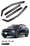 Комплект от 4бр. ветробрани Flex за KIA SPORTAGE V 5 врати Къса база (SHORT WHEEL) след 2021