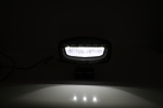 Универсален LED диоден халоген с DRL дневни светлини бяло/жълто и аварийна сигнална блиц оранжева светлина 12-24V 3500 лумена