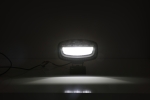 Универсален LED диоден халоген с DRL дневни светлини бяло/жълто и аварийна сигнална блиц оранжева светлина 12-24V 3500 лумена