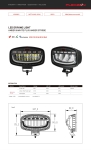 Универсален LED диоден халоген с DRL дневни светлини бяло/жълто и аварийна сигнална блиц оранжева светлина 12-24V 3500 лумена