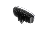 80W LED Лед Фар Халоген с DRL дневни светлини габарит бяло - оранжево неон ефект 24,5см x 13,9см, 4100lm, 12V - 24V, E-Mark Подходящ За DAF MAN Scania Volvo и др.