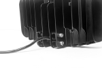80W LED Лед Фар Халоген с DRL дневни светлини габарит бяло - оранжево неон ефект 24,5см x 13,9см, 4100lm, 12V - 24V, E-Mark Подходящ За DAF MAN Scania Volvo и др.