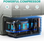 Преносим хладилник фризер хладилна кутия с компресор 12V/24V 100/220V 40 литра