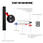 Стартерно устройство 1000A, зарядно устройство за акумулатори, 12V, 10 000 mAh