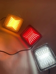 LED оранжев сигнален габарит с 70 LED диода, 12-24V