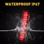 LED Трети стоп за VW CADDY III (Mk3) 2004-2015, Опушен, Червен