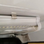 LED Лампа бяла светлина 72 LED, 12V/24V, 6500K, 33 см – Алуминиев корпус, с кабел и букса за свързване