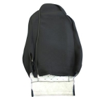 Комплект 1+1 тапицерия от еко кожа за MAN TGX 2015-2020 - черно