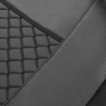 Комплект 1+1 тапицерия от еко кожа за MAN TGX 2015-2020 - черно