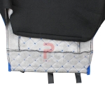 Комплект 1+1 тапицерия от еко кожа за MAN TGX EURO 6 2021+ - синьо-черно