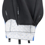 Комплект 1+1 тапицерия от еко кожа за MAN TGX EURO 6 2021+ - синьо-черно