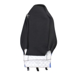 Комплект 1+1 тапицерия от еко кожа за MAN TGX EURO 6 2021+ - синьо-черно